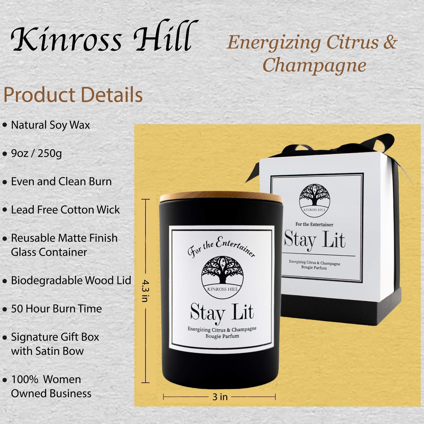 Stay Lit - Energizing Citrus & Champagne